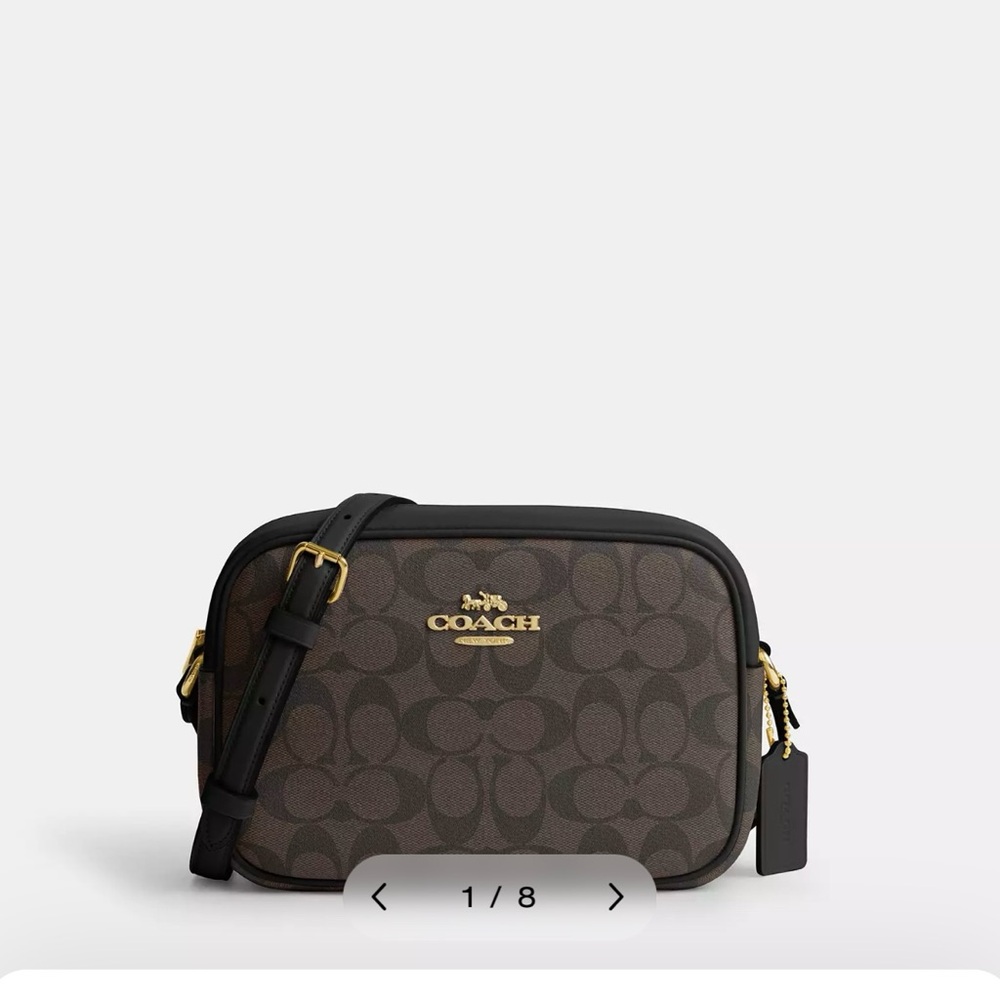 Coach Black and Brown Belt Bag